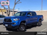 Used, 2018 Toyota Tacoma SR5 Double Cab 5' Bed V6 4x4 AT, Blue, JM163345-1