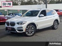 Used, 2019 BMW X3 sDrive30i Sports Activity Vehicle, White, KLE97134-1