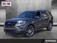 Certified, 2019 Ford Explorer Sport 4WD, Gray, KGA10014-1