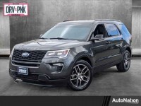 Certified, 2019 Ford Explorer Sport 4WD, Gray, KGB21478-1