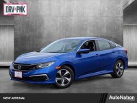 Used, 2019 Honda Civic Sedan LX CVT, Blue, KE202372-1
