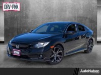 Used, 2019 Honda Civic Sedan Sport CVT, Black, KE210686-1