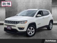 Used, 2019 Jeep Compass Latitude FWD, White, KT855481-1