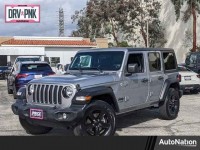 Used, 2019 Jeep Wrangler Unlimited Sport Altitude 4x4, Silver, KW628927-1
