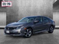 Used, 2020 Honda Civic Sedan LX CVT, Gray, LH535415-1