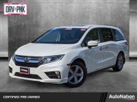 Certified, 2020 Honda Odyssey EX-L Auto, White, LB038727-1