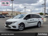Certified, 2020 Honda Odyssey EX-L Auto, White, LB067090-1