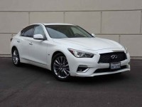 Used, 2020 INFINITI Q50 3.0t LUXE RWD, White, LM204402-1