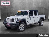 Used, 2020 Jeep Gladiator Sport S 4x4, White, LL159673-1