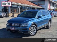 Used, 2020 Volkswagen Tiguan 2.0T S FWD, Blue, LM076574-1