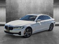 Used, 2021 BMW 5 Series 540i Sedan, White, MWW97691-1