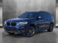 Certified, 2021 BMW X3 sDrive30i Sports Activity Vehicle, Blue, M9E13537-1