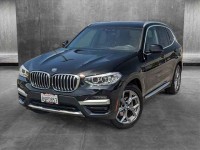 Certified, 2021 BMW X3 sDrive30i Sports Activity Vehicle, Black, M9G11565-1
