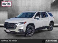 Used, 2021 Chevrolet Traverse FWD 4-door RS, White, MJ235014-1