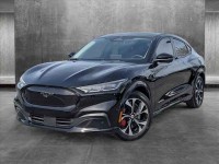 Used, 2021 Ford Mustang Mach-E Premium AWD, Black, MMA02690-1