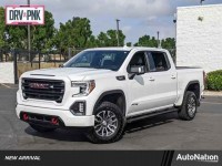 Used, 2021 GMC Sierra 1500 4WD Crew Cab 147" AT4, White, MG321294-1