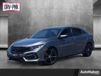 Used, 2021 Honda Civic Hatchback Sport CVT, Gray, MU412796-1