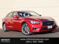Used, 2021 INFINITI Q50 3.0t LUXE RWD, Red, MM700518SL-1