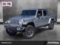 Used, 2021 Jeep Gladiator Overland 4x4, Silver, ML588274-1