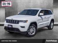 Certified, 2021 Jeep Grand Cherokee Laredo E 4x2, White, MC570750-1