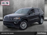 Certified, 2021 Jeep Grand Cherokee Laredo E 4x4, Black, MC678805-1