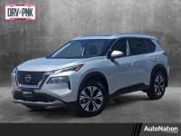 Used, 2021 Nissan Rogue AWD SV, Silver, MW230143-1