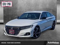 New, 2022 Honda Accord Sedan Sport 1.5T CVT, White, NA090284A-1