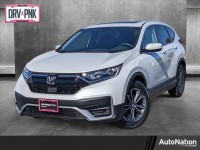 New, 2022 Honda CR-V EX 2WD, White, NE024484-1