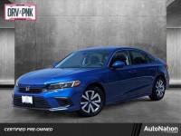 Certified, 2022 Honda Civic Sedan LX CVT, Blue, NH510515-1