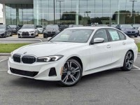 New, 2023 BMW 3 Series 330i Sedan, White, P8D42726-1