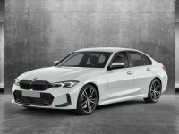 New, 2023 BMW 3 Series 330i Sedan, White, P8D51755-1