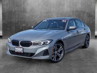New, 2023 BMW 3 Series 330i Sedan, Gray, P8D51926-1