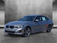 New, 2023 BMW 3 Series 330i Sedan, Gray, P8D52283-1