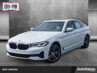 New, 2023 BMW 5 Series 530i Sedan, White, PWY09566-1