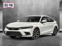 New, 2024 Honda Civic Hatchback EX-L CVT, White, RE016322-1