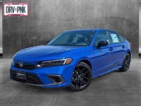 New, 2024 Honda Civic Sedan Sport CVT, Blue, RH564510-1