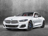 New, 2025 BMW 8 Series 840i Gran Coupe, White, SCS85376-1
