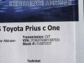 2015 Toyota Prius c 5-door HB Four, F1587331T, Photo 24
