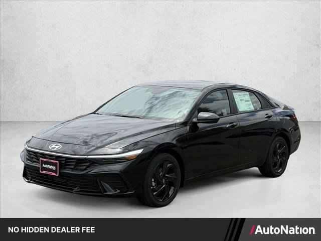 2026 Hyundai Elantra Hybrid Blue Sedan, TU197319, Photo 1